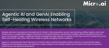 Agentic AI and GenAI Enabling Self-Healing Wireless Networks